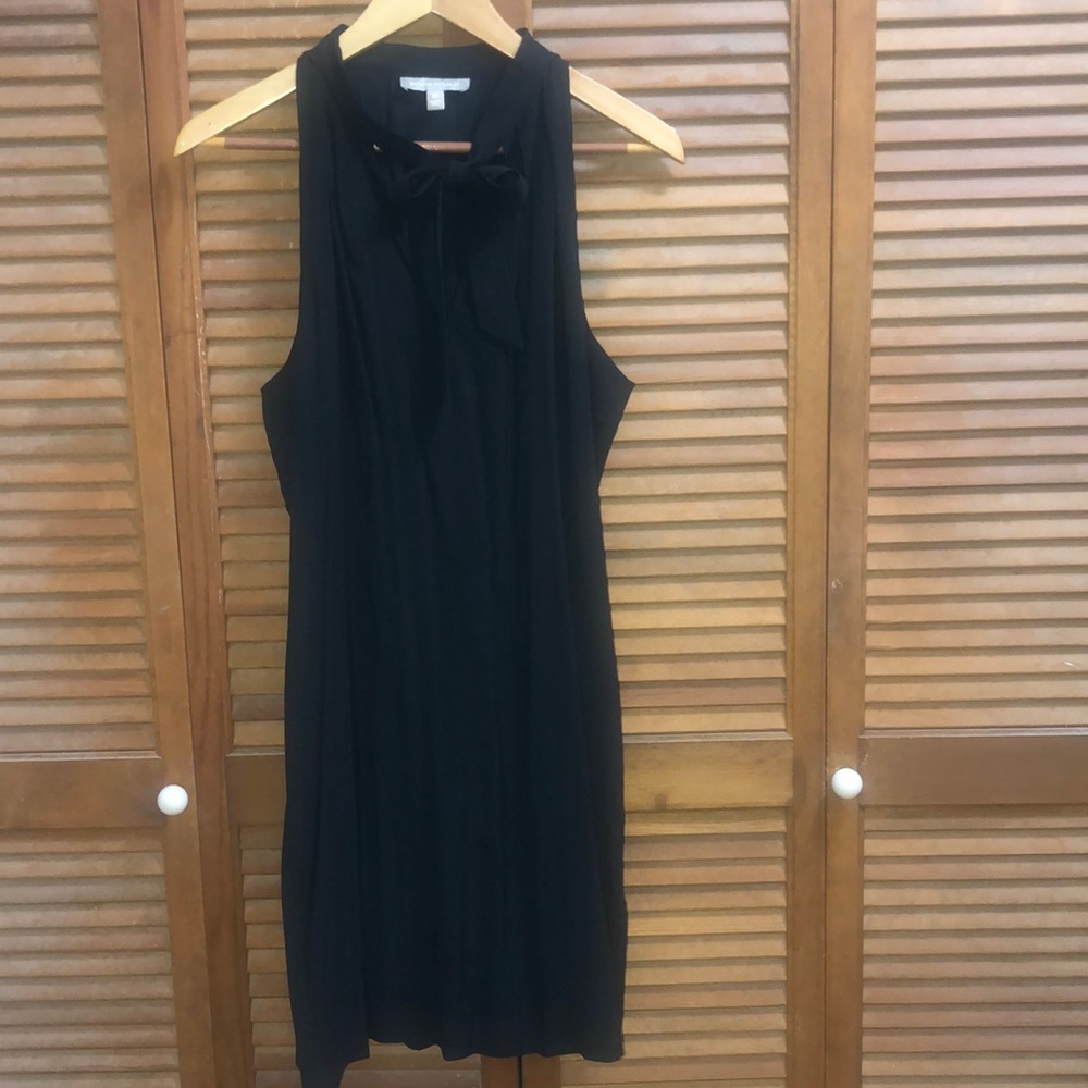 H&M sleeveless LBD with bow to tie at neck.